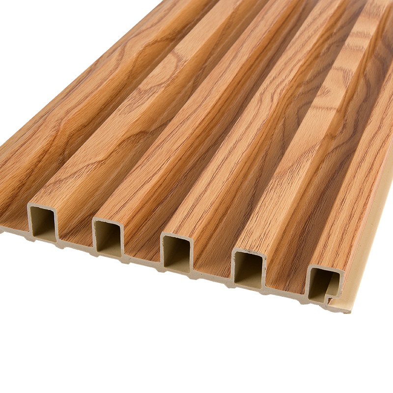 Modern milieuvriendelijk decoratief wand- en plafond WPC gecanneleerd paneel (celgrootte 10 * 4,2) YXWPC16018